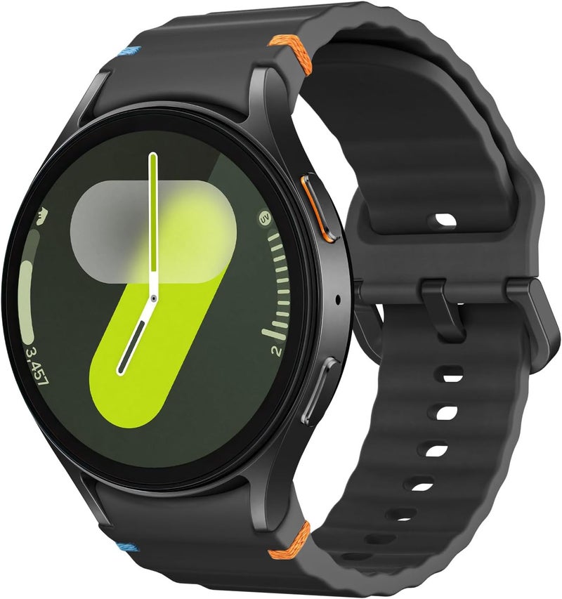 MoKo Sport Band Compatible with Samsung Galaxy Watch 7 FE 6 5 4 Band 40mm 44mm/Watch 6 4 Classic Band 43mm 47mm 42mm 46mm/Watch 5 Pro Band 45mm, No Gap Soft Silicone Bands for Women Men - Image 1