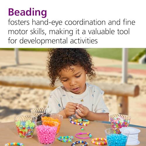 Colorations YARNTIP Tipped Lacing Yarn for Kids, 100 Pieces, Assorted Colors, 32 Inches Long, Weaving, Beading, Arts & Crafts, Jewelry, Motor Skills, Reusable, Stringing Activities - Image 2