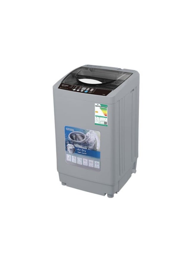 GENERAL SUPREME Automatic Top Load Washing Machine, 5 kg, 8 Programs, Quick Wash, Fuzzy Logic, Magic Filter, Plastic Body, Light Grey, GSTL05P25GT - Image 1