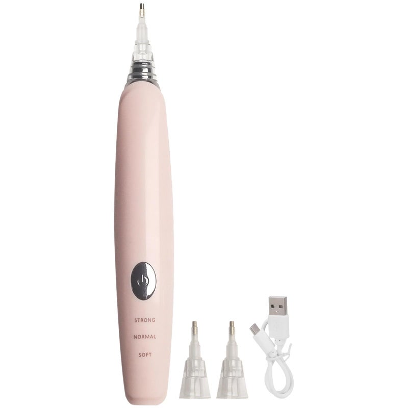 قلم رسم الترتر الكهربائي مع شفط قابل للتعديل و3 رؤوس نحاسية - Image 2