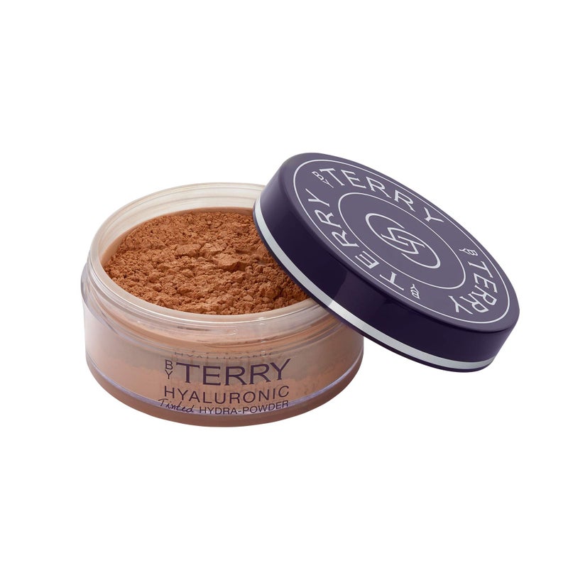 By Terry Hyaluronic Tinted Hydra-Powder, Non-Drying Loose Face Setting Powder, Blur Imperfections & Mattify, Dark, 0.35 oz - Image 1