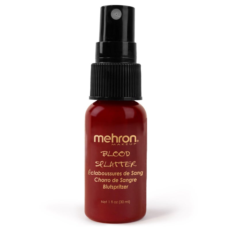 mehron Mehron Makeup Blood Splatter  Professional Fake Spray Blood  Performance Halloween Face Paint Costumes  Special FX 1 fl oz 30 ml