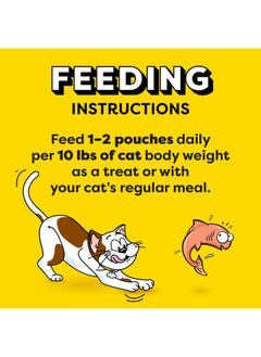 Temptations Temptations Creamy Puree with Salmon Lickable, Squeezable Cat Treats, 0.42oz Pouches, 4 Count (Pack of 11)  - Image 5