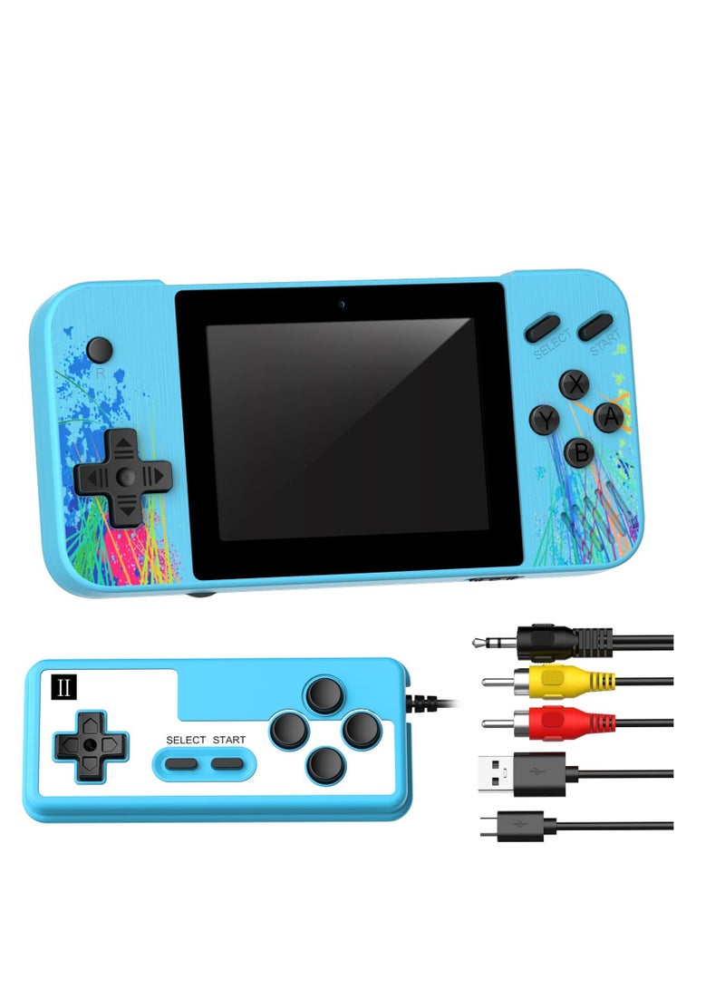 Handheld Game Console, Mini Retro Game Console, 800 Classic Games 3.5-Inch IPS Screen, with 1200mAh Rechargeable Battery, Supports 2 Players Connected TV, Portable Game Console for Adults Kids - Image 1