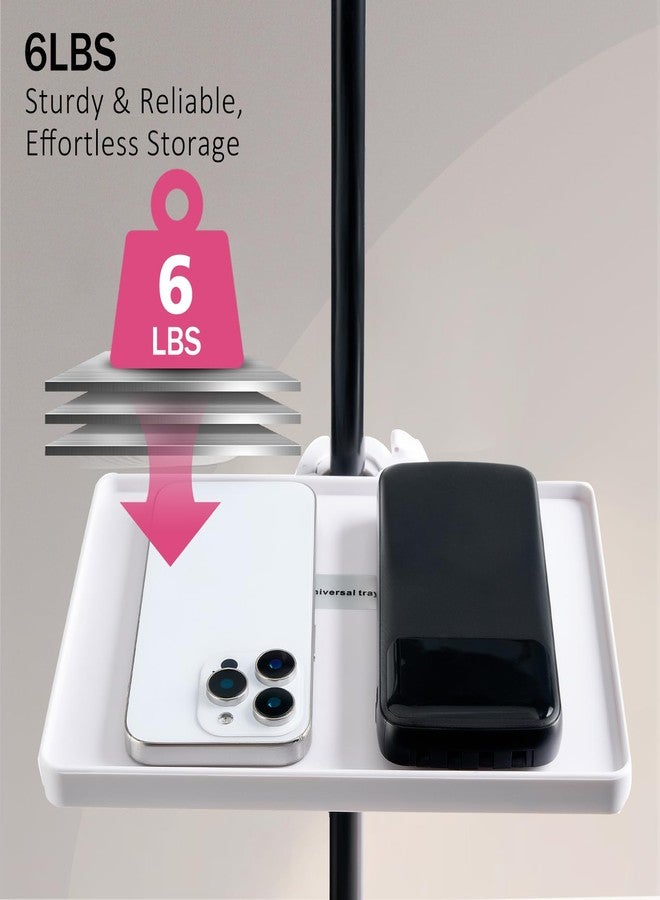 KONOVOLY Lash Tray Holder (9 inch×6.7 inch), Adjustable Plastic Essential Organizer Stand for Lash Techs, Eyelash Extension Supplies Perfect for Salon or Homes Use by KONOVOLY(White) - Image 3