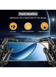 General Tempered Glass Compatible with Realme 12 Pro Plus Screen Protector, [2+2 Pack] Tempered Glass Camera Lens Protector & HD 9H Hardness Anti-Scratc Screen Protector  - Image 2