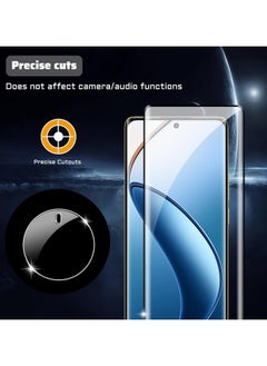 General Tempered Glass Compatible with Realme 12 Pro Plus Screen Protector, [2+2 Pack] Tempered Glass Camera Lens Protector & HD 9H Hardness Anti-Scratc Screen Protector  - Image 4