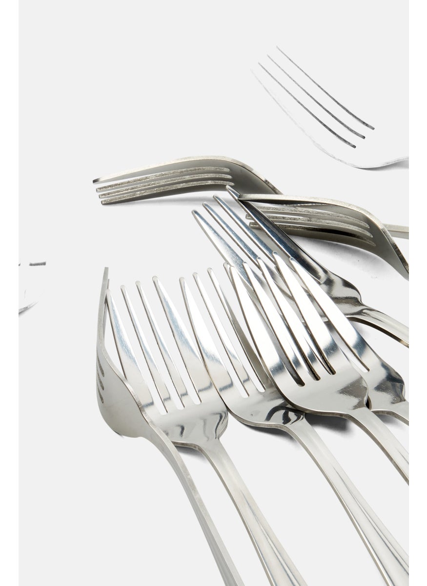 Farberware - 10 Pieces Dinner Fork 20 cm, Silver - Image 1