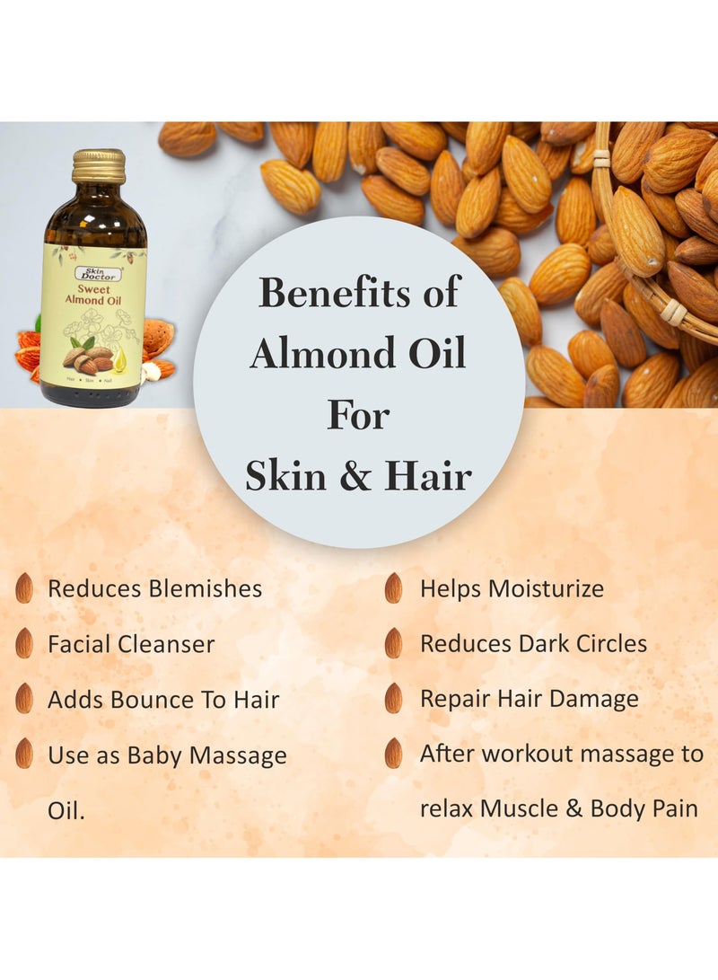 Skin Doctor Skin Doctor Sweet Almond Oil - 125ml - Image 3