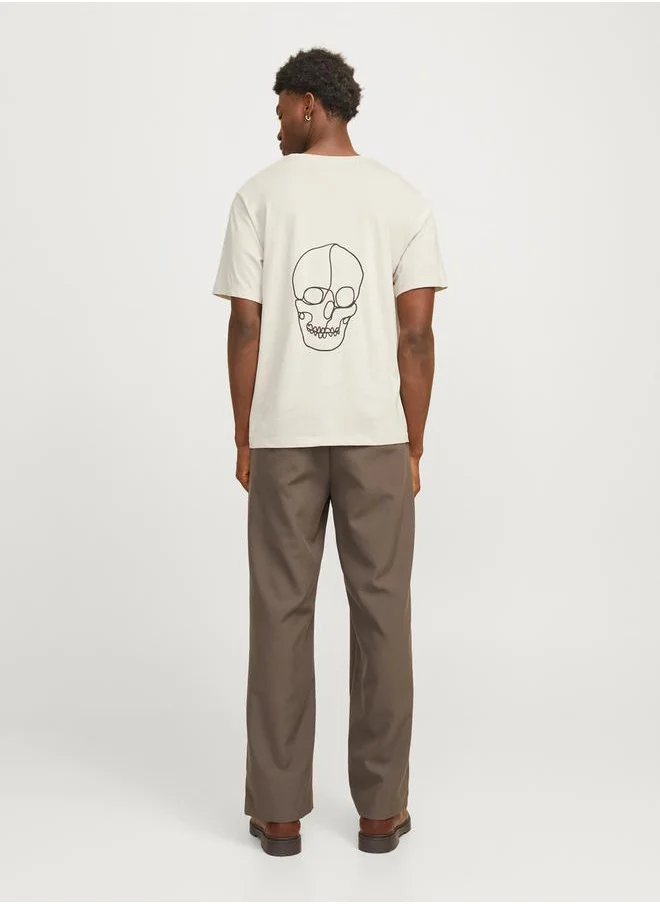JACK & JONES Graphic Print Crew Neck T-Shirt