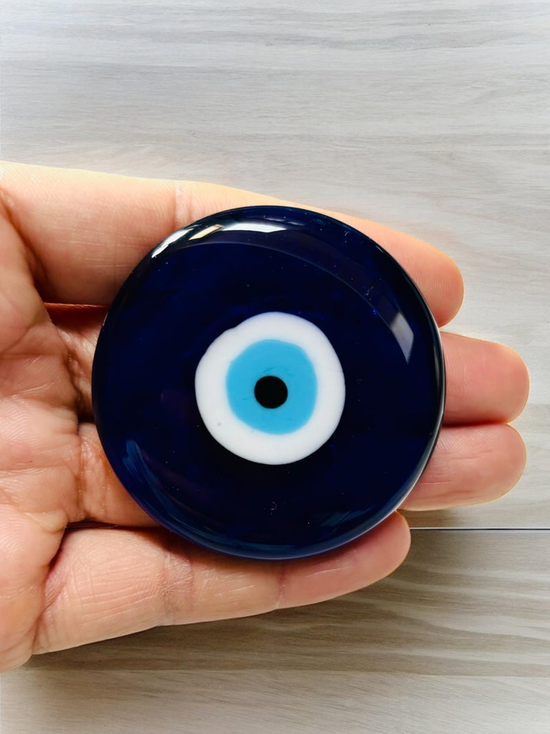 WARMINGO DE Evil Eye Fridge Magnet for Home Or Office | Turkish Evil Eye | Evil Eye for Home Positive Vibes | Bad Energy Protector | Fridge Magnet, 1 Piece - Image 1