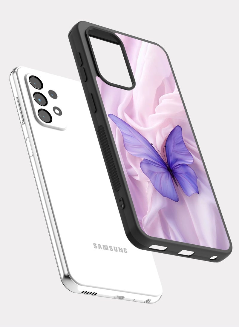 بكسلات كفر سامسونج جالكسي ايه 52 فراشة بنفسجية بنفسجي - Image 2