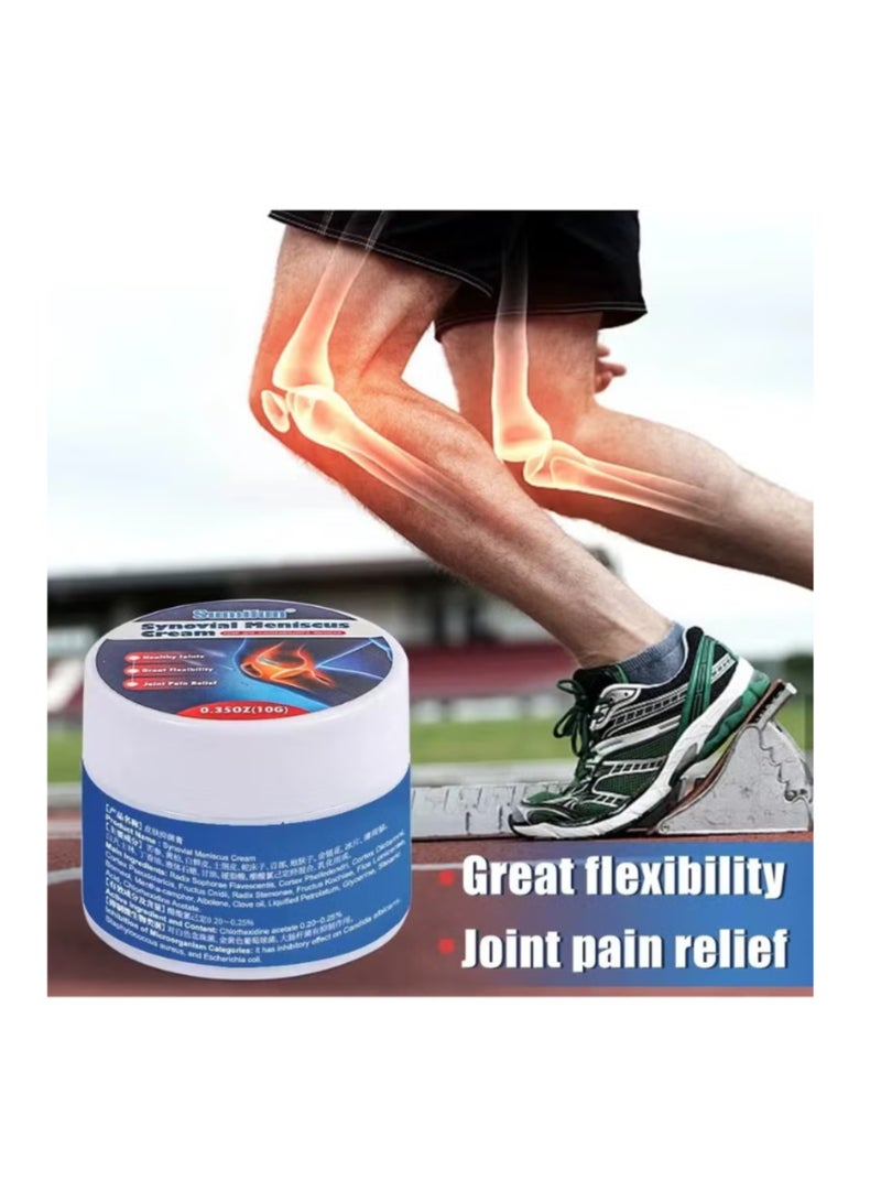 Sumifun Synovial Meniscus Cream, Pain Relief Ointment, Promote Mobility and Flexibility, Support Joint Health, Encourage Joint Strength and Density 10g*3 - Image 2