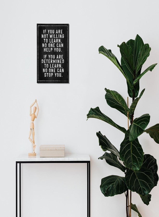 BIWSHA Office Decor, Motivational Wall Art Decor for Office, Inspirational Quotes Wall Art for Men Women, Canvas Paintings 11x14 Inches, If You Are Not Willing to Learn - Image 2
