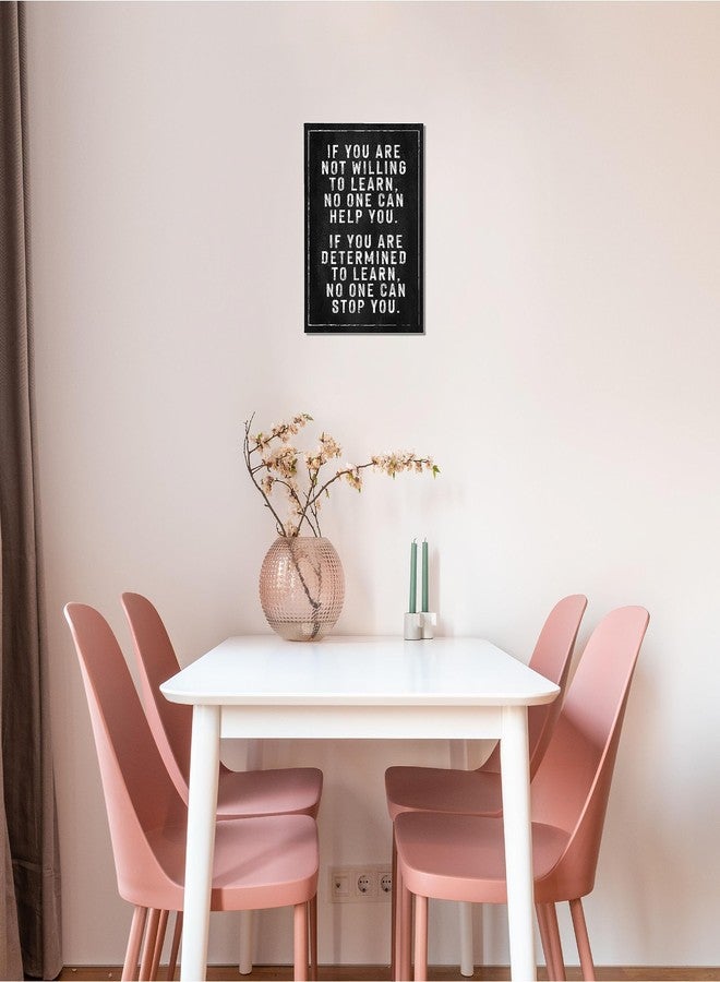 BIWSHA Office Decor, Motivational Wall Art Decor for Office, Inspirational Quotes Wall Art for Men Women, Canvas Paintings 11x14 Inches, If You Are Not Willing to Learn - Image 5
