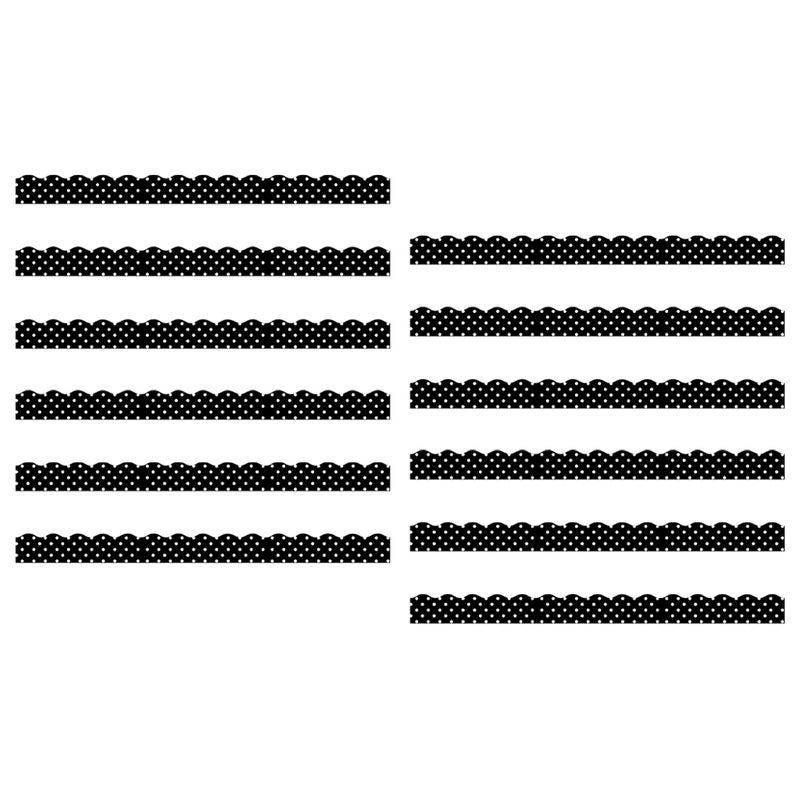 12pcs Decorative Bulletin Board Decor Magnetic Border Bulletin Border Border Trim - Image 1