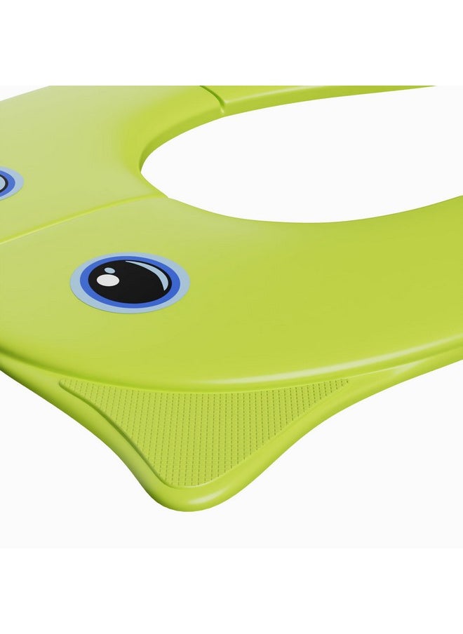 Techhark TECHHARK® Baby Potty Training Toilet Seat for Boys And Girls Kids, Non-Slip with Splash Guard, Fits Round & Oval Toilets, (TRAVEL GREEN)  - Image 5