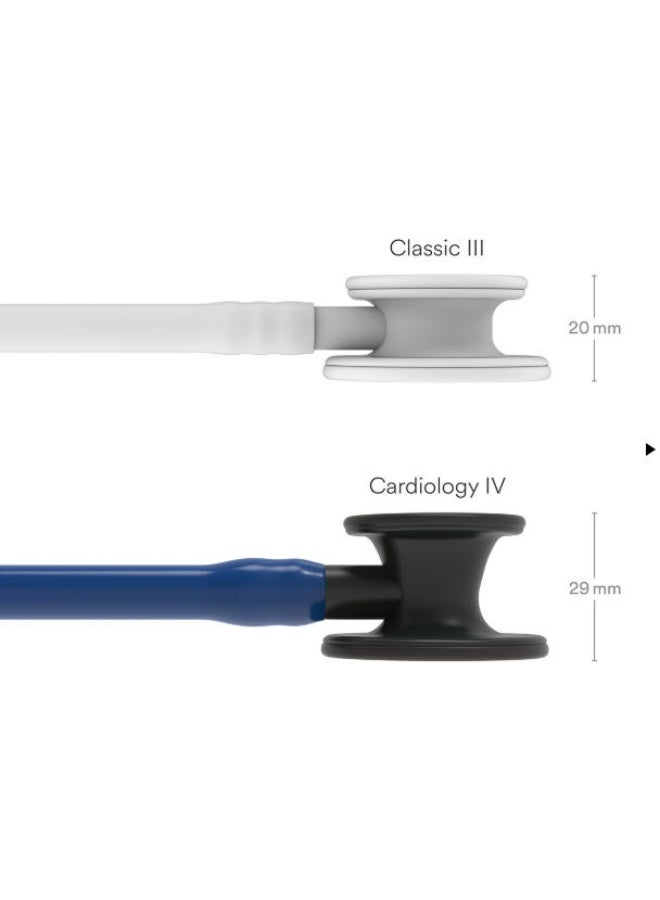 ثري أم ليتمان سماعة تشخيصية 3M™ Littmann® Cardiology IV™، 69 سم (أزرق داكن 6168) - Image 4