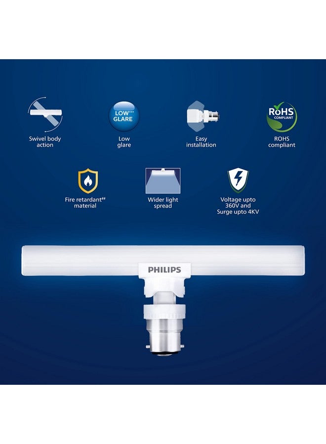 PHILIPS 10W LED Base B22 Linear Lamp (Crystal White) - Pack of 6 - Image 3