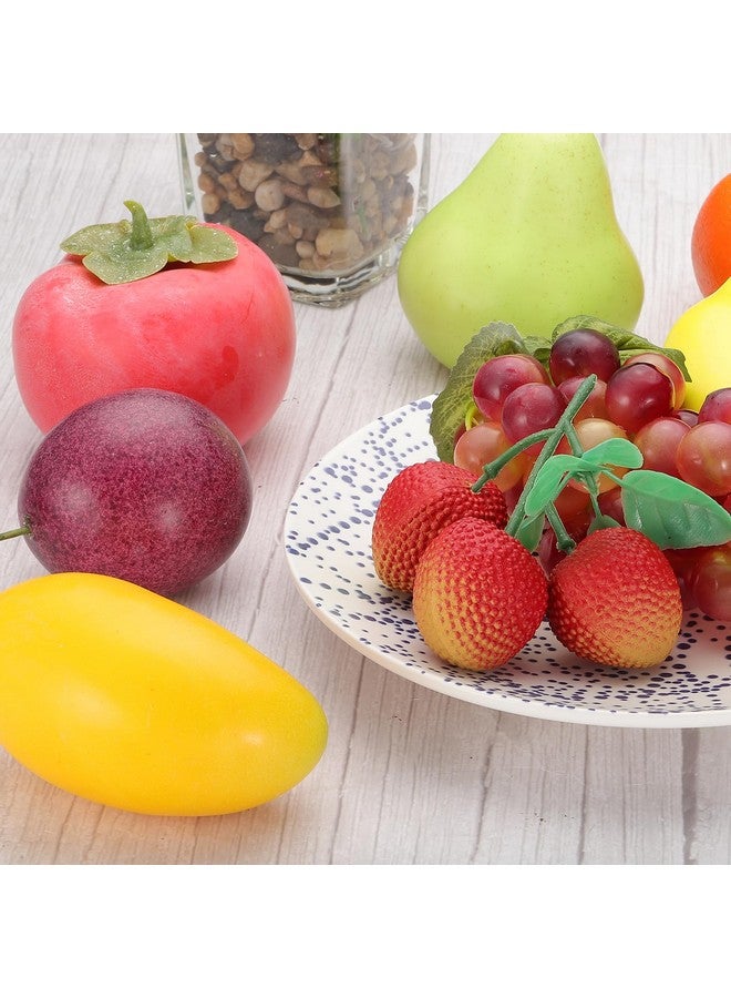 باتيكيل 6 قطع من فاكهة البرقوق الأرجوانية الاصطناعية من باتيكيل، محاكاة رغوية لفاكهة البرقوق الأرجوانية المزيفة، نموذج واقعي لفاكهة مزيفة لتزيين حفلات المطبخ المنزلية، دعامات التصوير الفوتوغرافي - Image 5