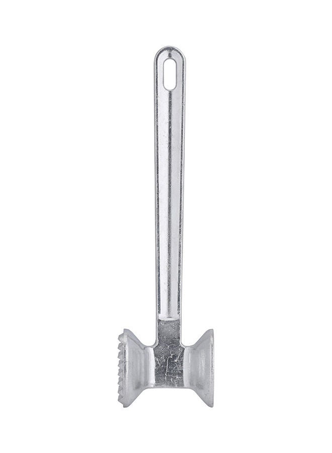 Royalford Meat Tenderizer, Aluminium Steak Pounder Hammer RF10774 Ideal for Kitchen & BBQ Meat SILVER - Image 2