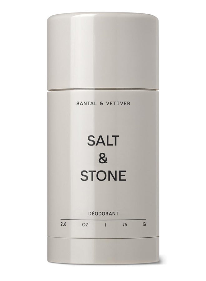 SALT & STONE Natural Deodorant, Santal | Extra Strength Natural Deodorant For Women And Men, Aluminum Free With Probiotics, Seaweed Extracts & Shea Butter (75G / 2.6 OZ) - Image 1