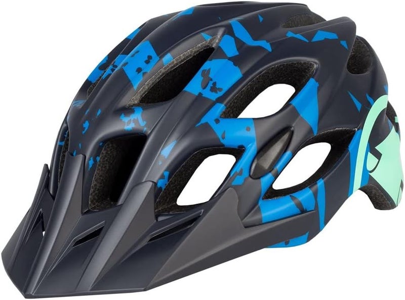 Endura Men's Hummvee Helmet in Azure Blue