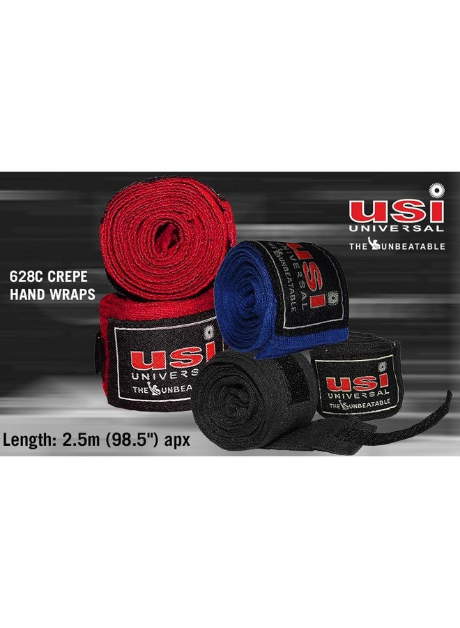 USI Universal Boxing Hand Wrap, 628C Stretchable Hand Wraps (2 Pair Set, 2.5m Length, Red) For Men & Women With Nylon Elastane Construction, Stretchable For Firm Wrapping, Hook & Loop For Closure - Image 3