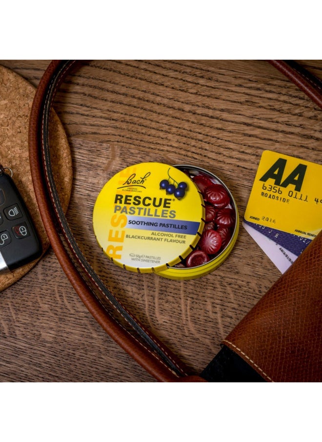 Rescue Pastilles Blackcurrant, 50g