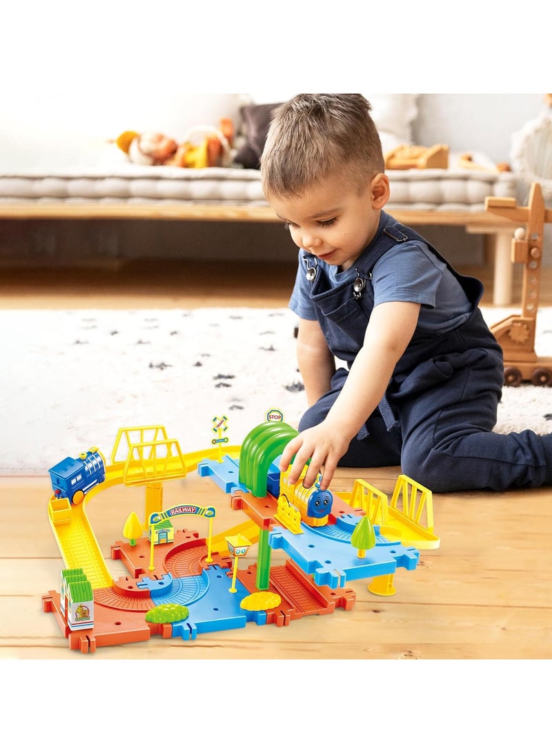 Train Set for Boys - 41 Pieces - Image 4