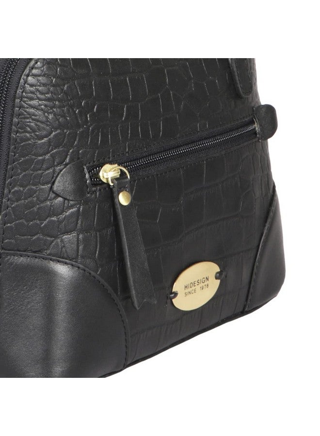 Hidesign womens FL HEIDI Large Black/ Black Shoulder Bag - Image 5