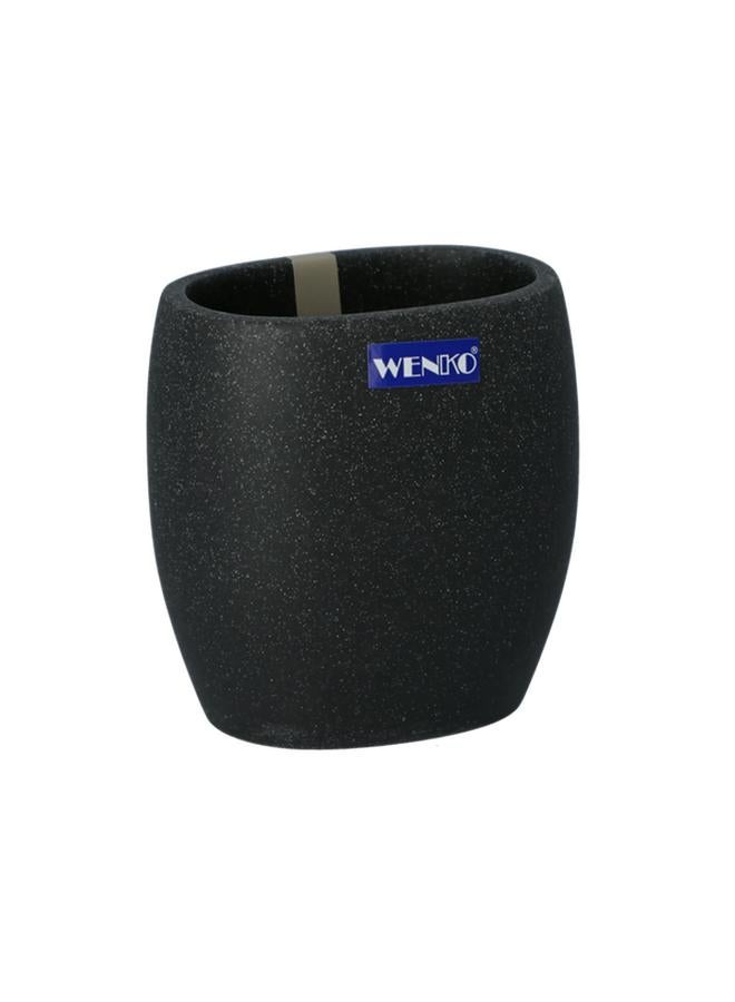 Wenko Puro Durable Polyresin Toothbrush Holder Tumbler Anthracite 22023100 - Image 2