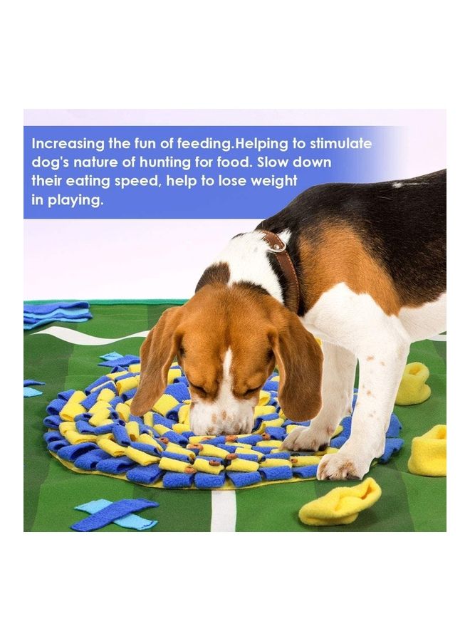 NIBEMINENT Pet Snuffle Training Feeding Mat Multicolour - Image 5