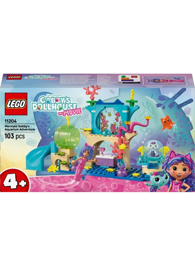 LEGO Gabby's Dollhouse Mermaid Gabby's Aquarium Adventure 11204 (103) Pieces - Image 2