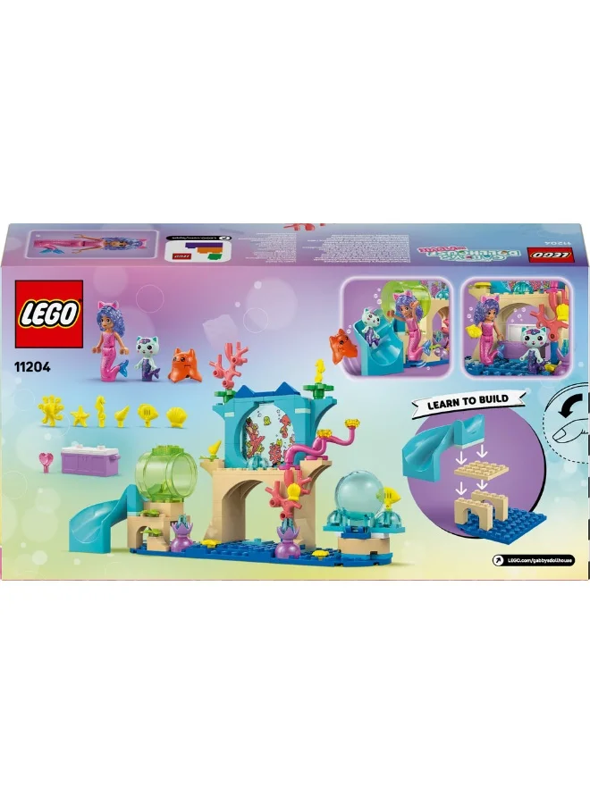 LEGO Gabby's Dollhouse Mermaid Gabby's Aquarium Adventure 11204 (103) Pieces