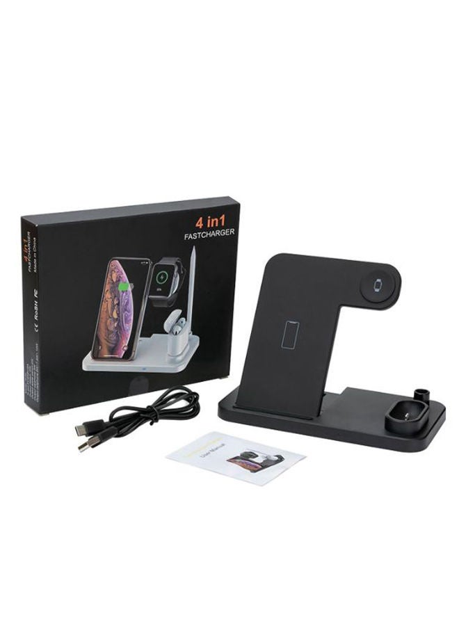 نيبمينينت شاحن لاسلكي سريع 4 في 1 أسود - Image 1