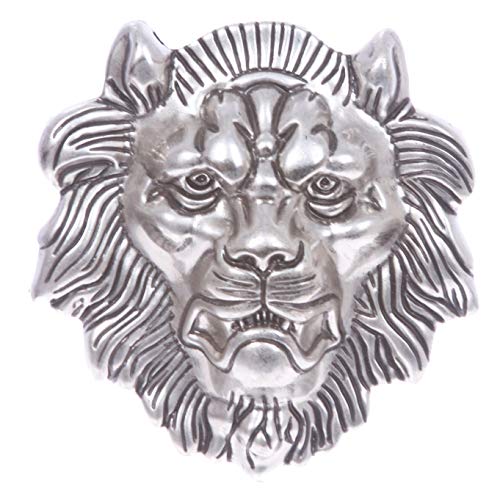 Beltiscool Lion Belt Buckle, Silver - Image 1