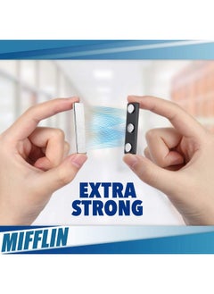 MIFFLIN -Usa Name Tag Magnets (10 Magnets, 1.75 X 0.5 Inches), Name Tag Magnet Backs W/ 3 Extra-Strong Neodymium Magnets For Id Badge Holders  - Image 3