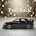 ERBADIHAGO Toy Cars Compatible for Lancer Evolution IX 132 Metal Model Car Pull Back Car Toys with Light and Sound Toys Car Collectible Model for Children Age 3 Year Old Black - Image 4