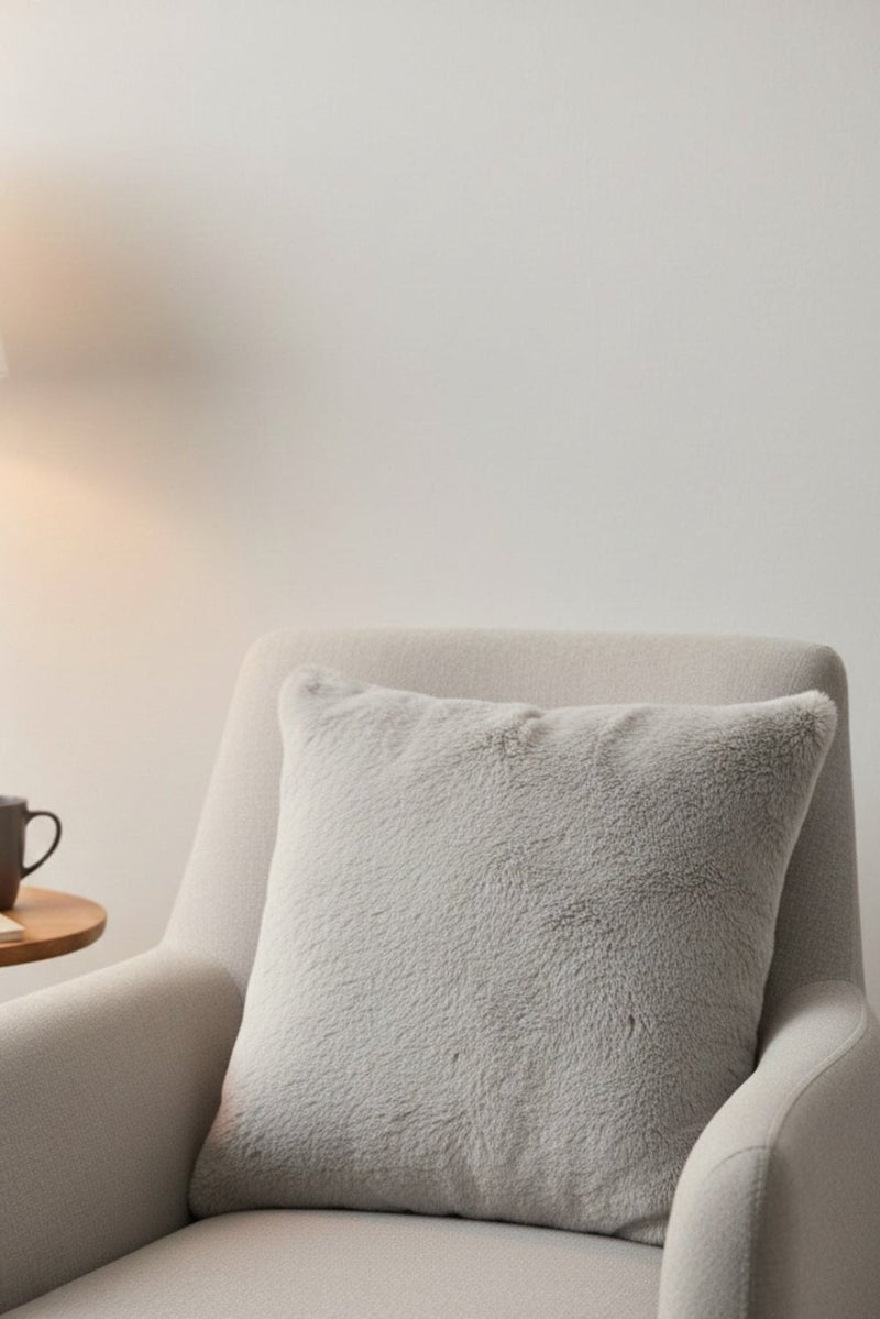 Carina Cozy Fur Cushion Cover - Image 3