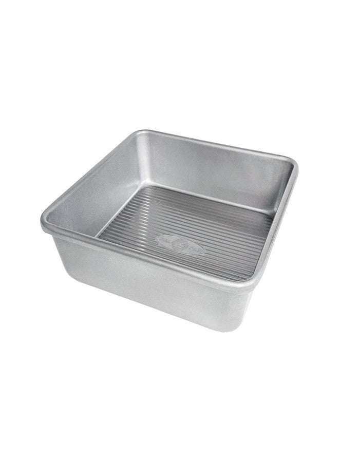 USA Pan Bakeware Seamless Nonstick Square Baking Pan, 8 x 8 x 2 - Image 1