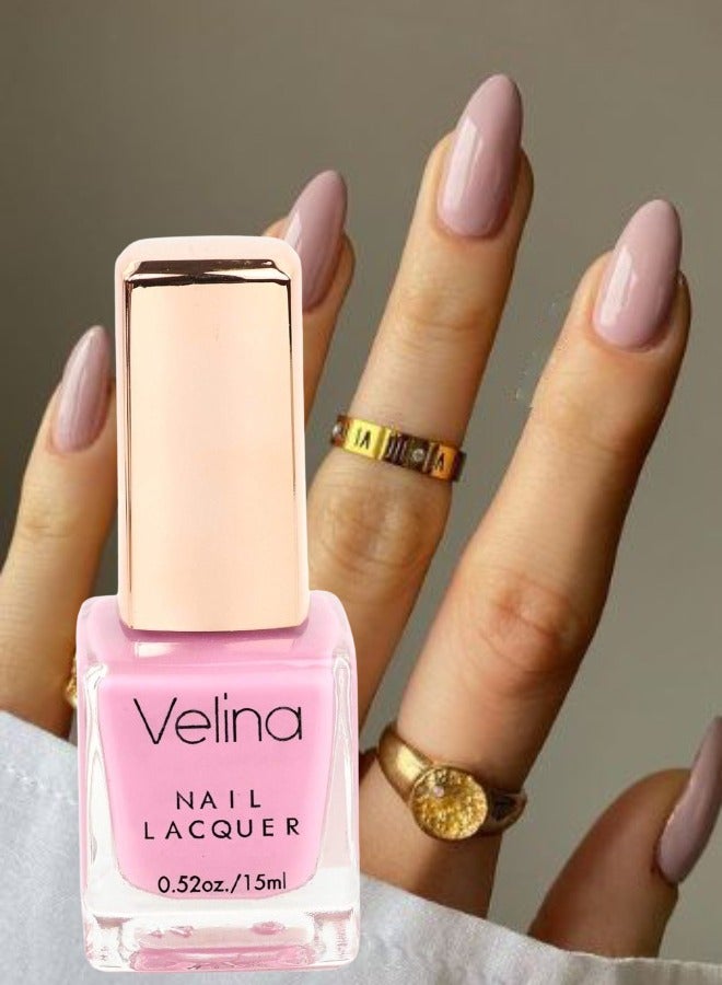 Velina Matte Nail Polish 7 Pink 15ml
