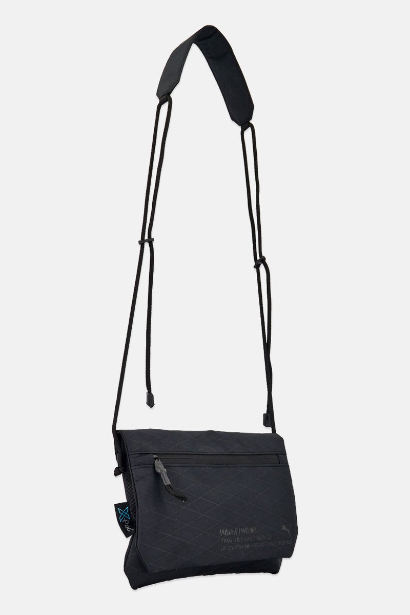 PUMA Men Brand Logo Cross Body Bag, Black - Image 3