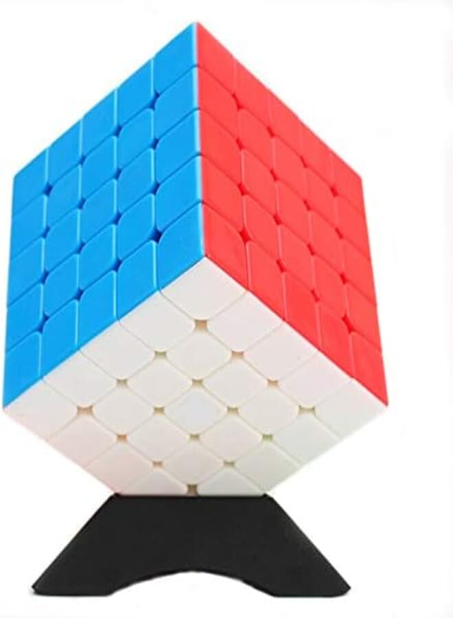 D ETERNAL Moyu Meilong 5 5X5 High Speed Stickerless Magic Puzzle Cube Toy,Multicolor, Teen