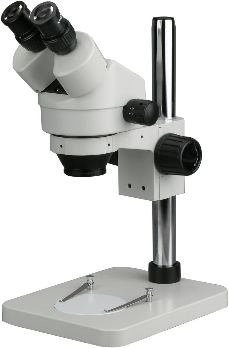 AmScope 7X45X Stereo Binocular Microscope with 14 Pillar Stand - Image 2