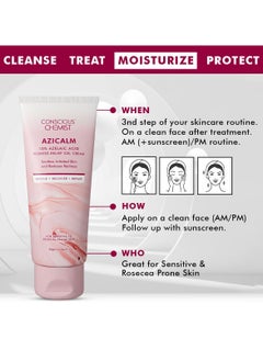 CONSCIOUS CHEMIST 0% Azelaic Acid Cream | 50g | Face Cream for Men & Women, Moisturizer for Acne Prone Skin, Redness Relief, Soothe Irritation & Inflammation, All Skin Types - Azicalm  - Image 4
