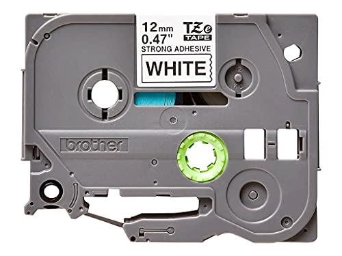 Brother Genuine P-touch TZE-S231 Label Tape, 1/2" (0.47") Extra Strength Adhesive Laminated P-touch Tape, Black on White, Laminated for Indoor or Outdoor Use, Water Resistant, 26.2 Feet (8M), Single-Pack - Image 2