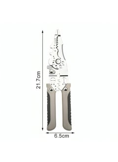 Hetkrishi Hetkrishi 6in1 Multifunctional Stainless Steel Wire Puller Plier Cable Looping Splitting Cutting Pliers MultiPurpose Electrical Stripping Tool Wire Stripper Crimping Tool Electrician  - Image 2