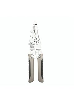 Hetkrishi Hetkrishi 6in1 Multifunctional Stainless Steel Wire Puller Plier Cable Looping Splitting Cutting Pliers MultiPurpose Electrical Stripping Tool Wire Stripper Crimping Tool Electrician  - Image 1