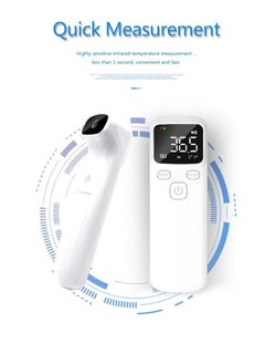 LCD Digital IR Infrared Thermometer With Alarm Function Non Contact Digital Thermometer Forehead Medical Grade Touchless Thermometer for Temperature of Adult Child or Baby